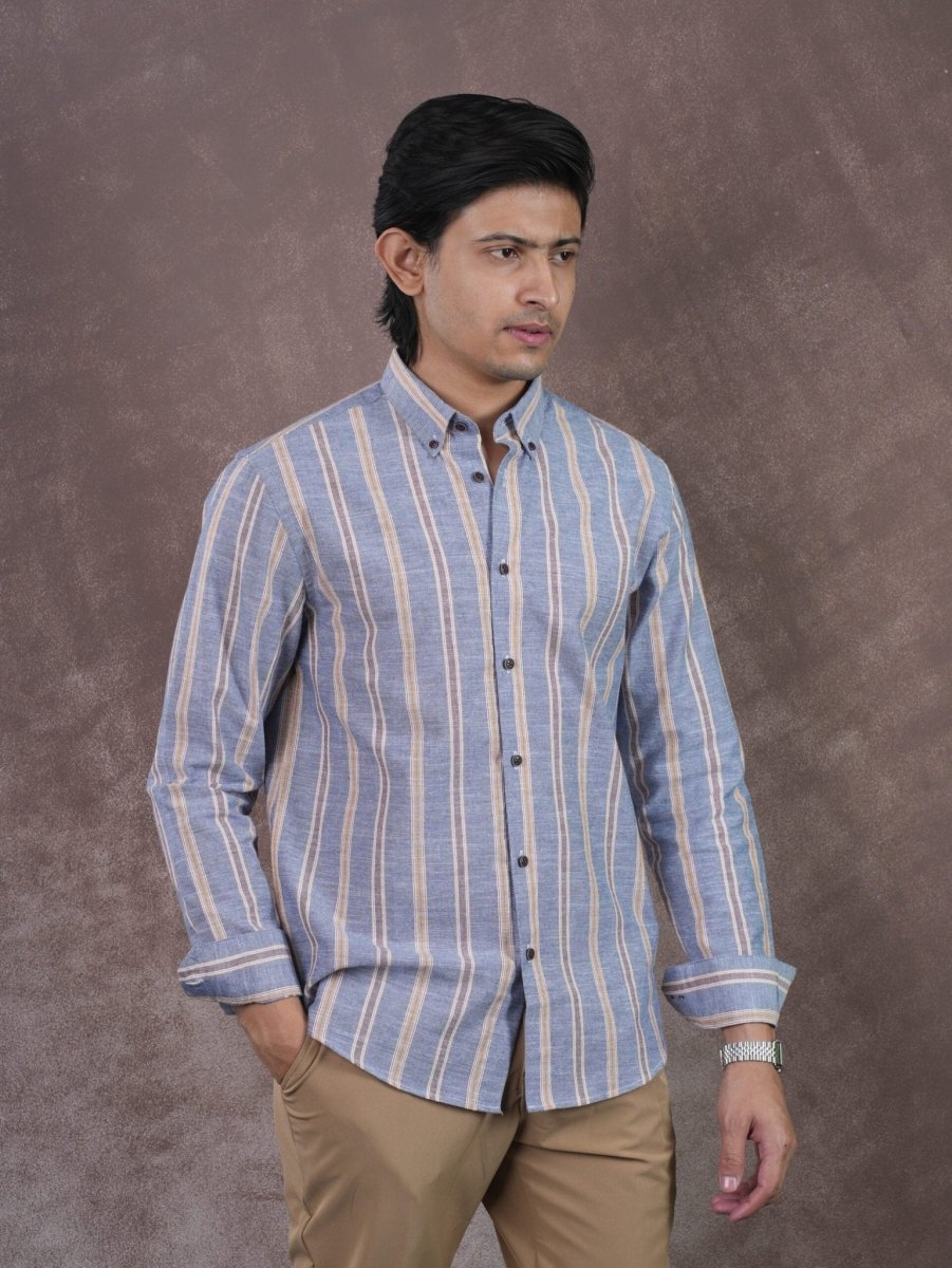 EUPHORIA Multicolor Stripe Shirt - BazeLine