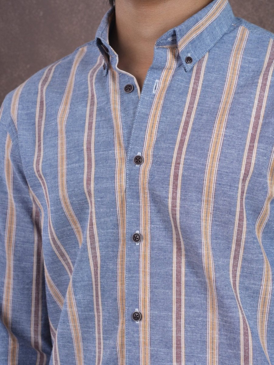 EUPHORIA Multicolor Stripe Shirt - BazeLine