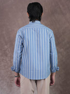 EUPHORIA Skyline Blue Stripe Shirt - BazeLine