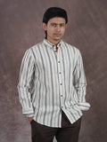 EUPHORIA Stone Ash Stripe Premium Shirt - BazeLine