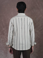 EUPHORIA Stone Ash Stripe Premium Shirt - BazeLine
