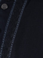 FESTIVE Midnight Black Embroidered Panjabi - BazeLine