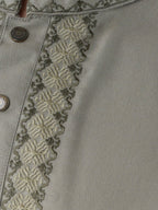 FESTIVE Sage Green Embroidered Panjabi - BazeLine