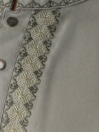 FESTIVE Sage Green Embroidered Panjabi - BazeLine