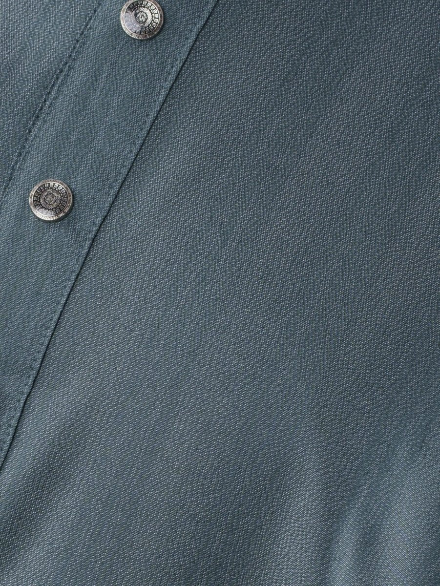 FESTIVE Steel Teal Textured Panjabi - BazeLine