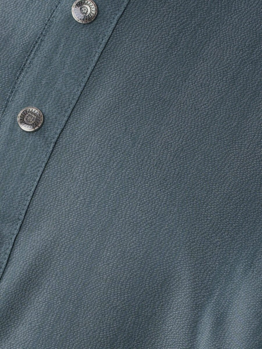 FESTIVE Steel Teal Textured Panjabi - BazeLine