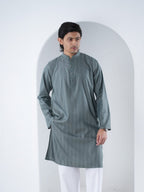 FESTIVE Steel Teal Textured Panjabi - BazeLine