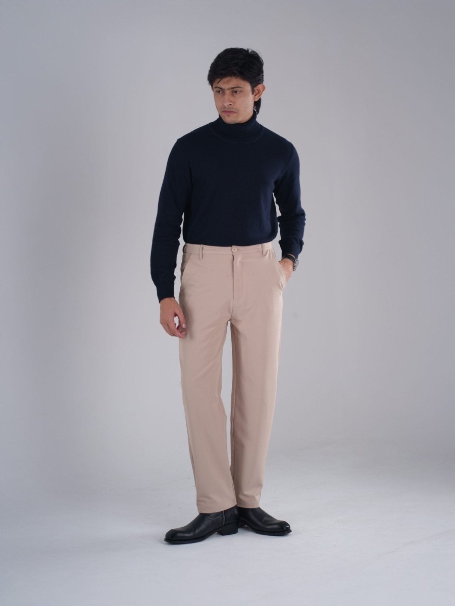 FLEXPANT 2.0 - Beige – 4 Pocket Semi Formal Pant - BazeLine