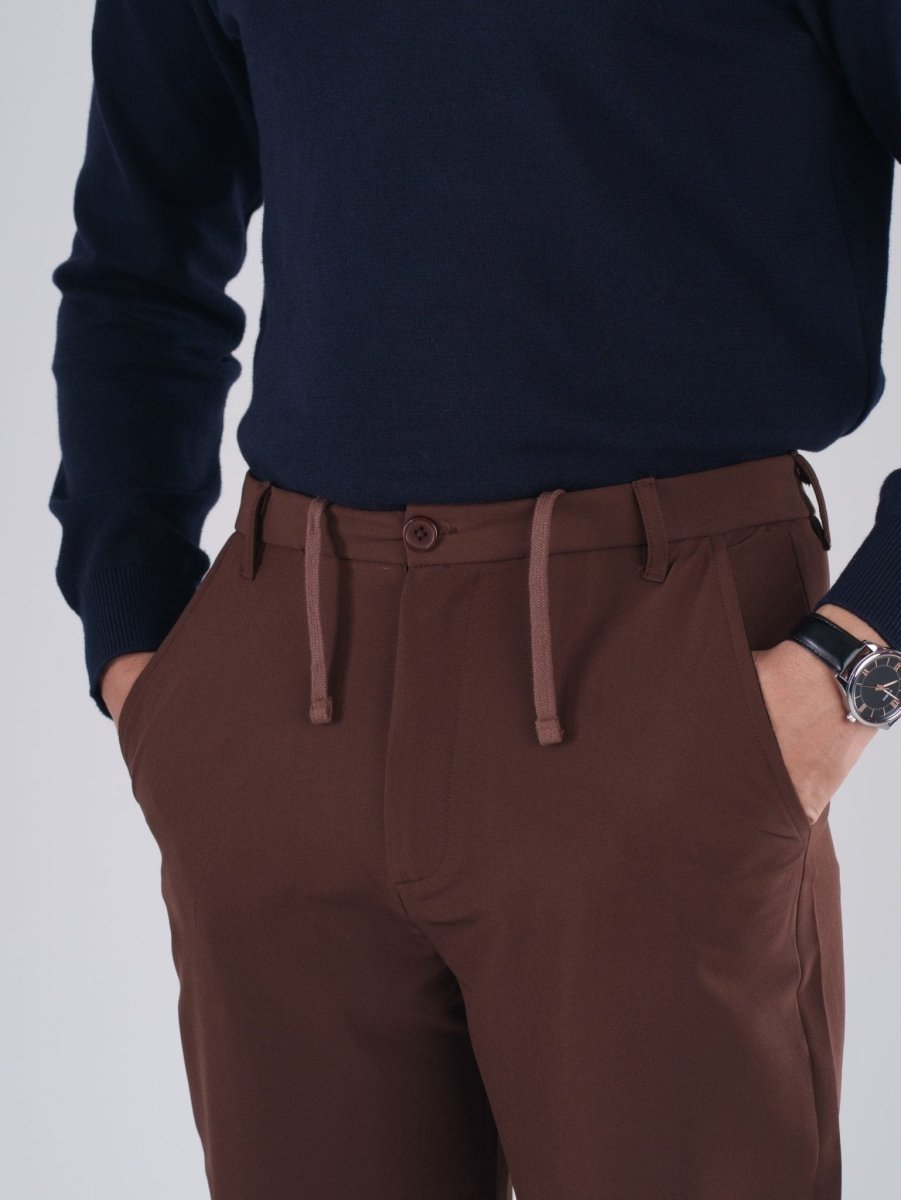 FLEXPANT 2.0 - Coffee – 4 Pocket Semi Formal Pant - BazeLine