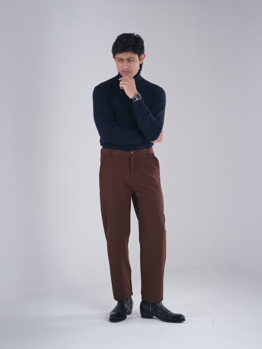 FLEXPANT 2.0 - Coffee – 4 Pocket Semi Formal Pant - BazeLine