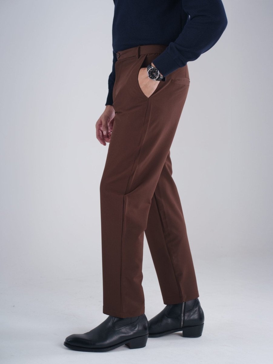 FLEXPANT 2.0 - Coffee – 4 Pocket Semi Formal Pant - BazeLine
