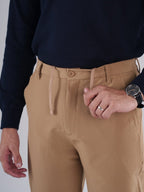 FLEXPANT 2.0 - Khaki – 4 Pocket Semi Formal Pant - BazeLine