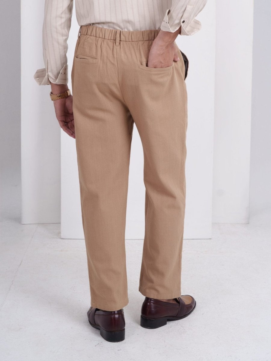 FLEXPANT Khaki – 4 Pocket Semi Formal Pant - BazeLine