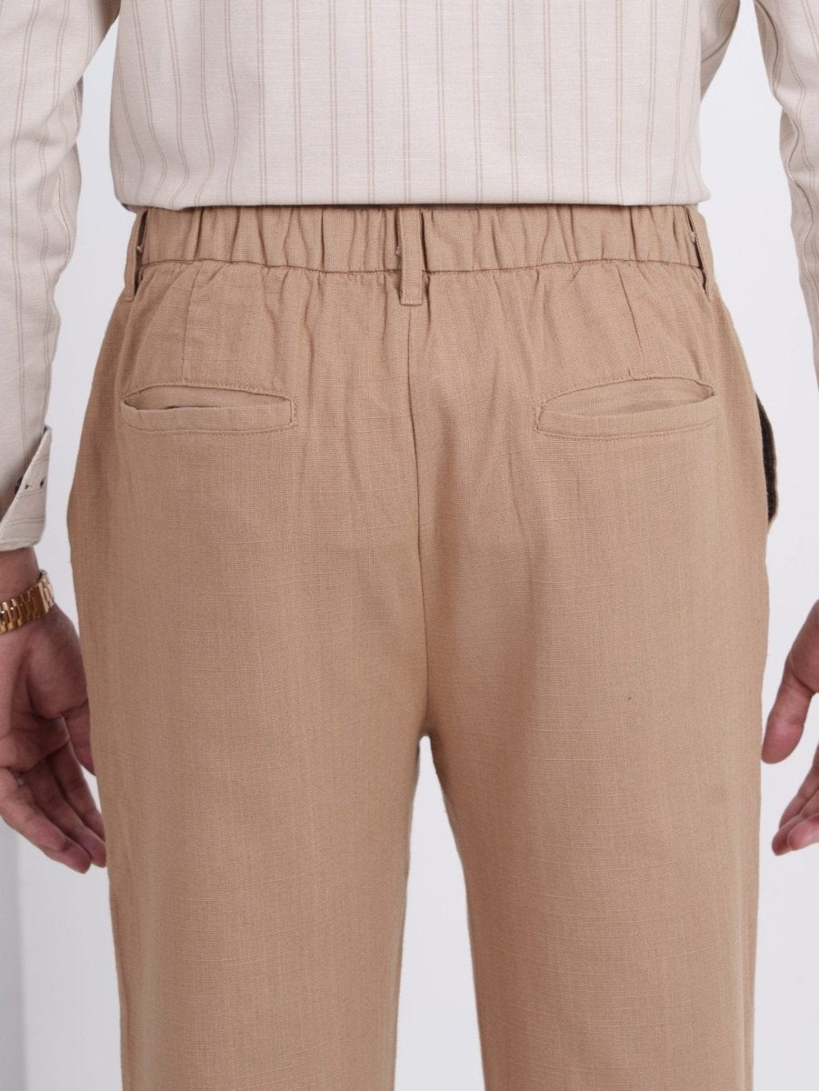 FLEXPANT Khaki – 4 Pocket Semi Formal Pant - BazeLine
