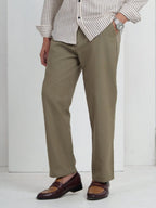 FLEXPANT Olive – 4 Pocket Semi Formal Pant - BazeLine
