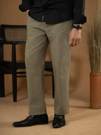 FLEXPANT Olive – 4 Pocket Semi Formal Pant - BazeLine