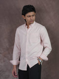 GRACE Blush Ivory Stripe Shirt - BazeLine