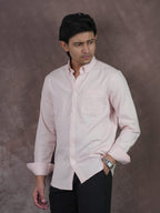 GRACE Blush Ivory Stripe Shirt - BazeLine