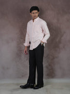 GRACE Blush Ivory Stripe Shirt - BazeLine