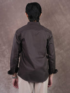 GRACE Deep Espresso Classic Shirt - BazeLine