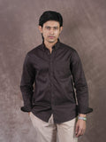 GRACE Deep Espresso Classic Shirt - BazeLine