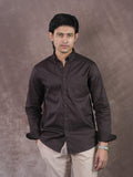 GRACE Deep Espresso Classic Shirt - BazeLine