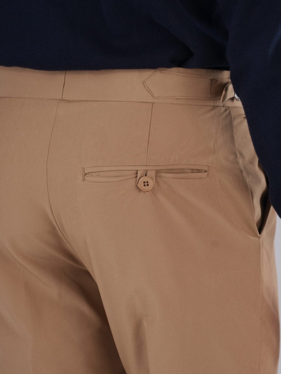 Khaki Gurkha Bootcut Pant - BazeLine