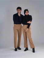Khaki Gurkha Bootcut Pant - BazeLine