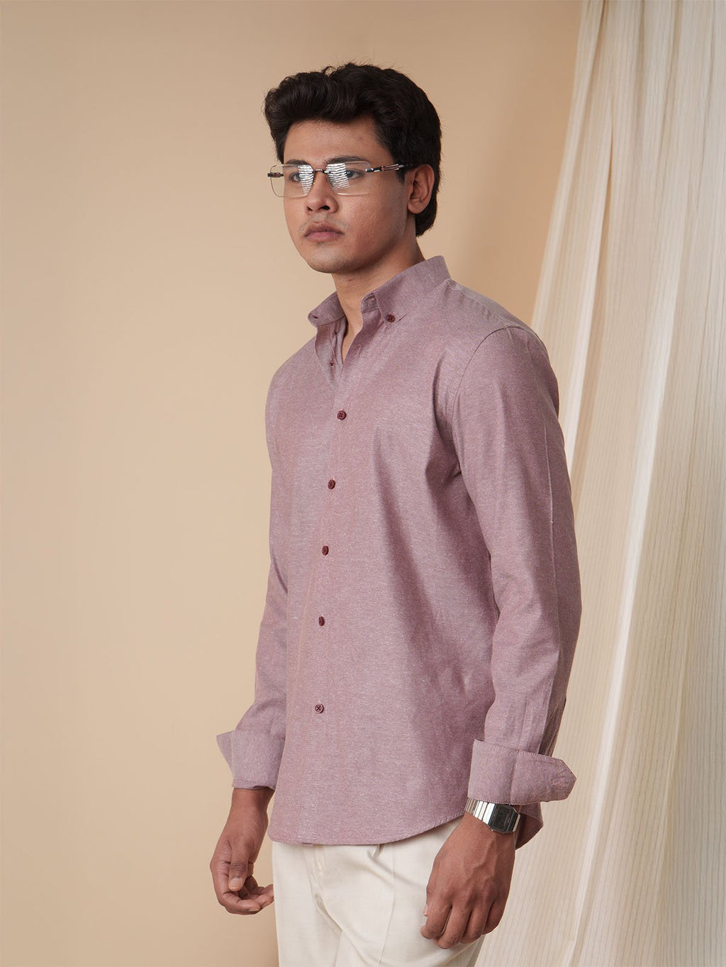 NEXUS Light Burgundy Shirt - BazeLine