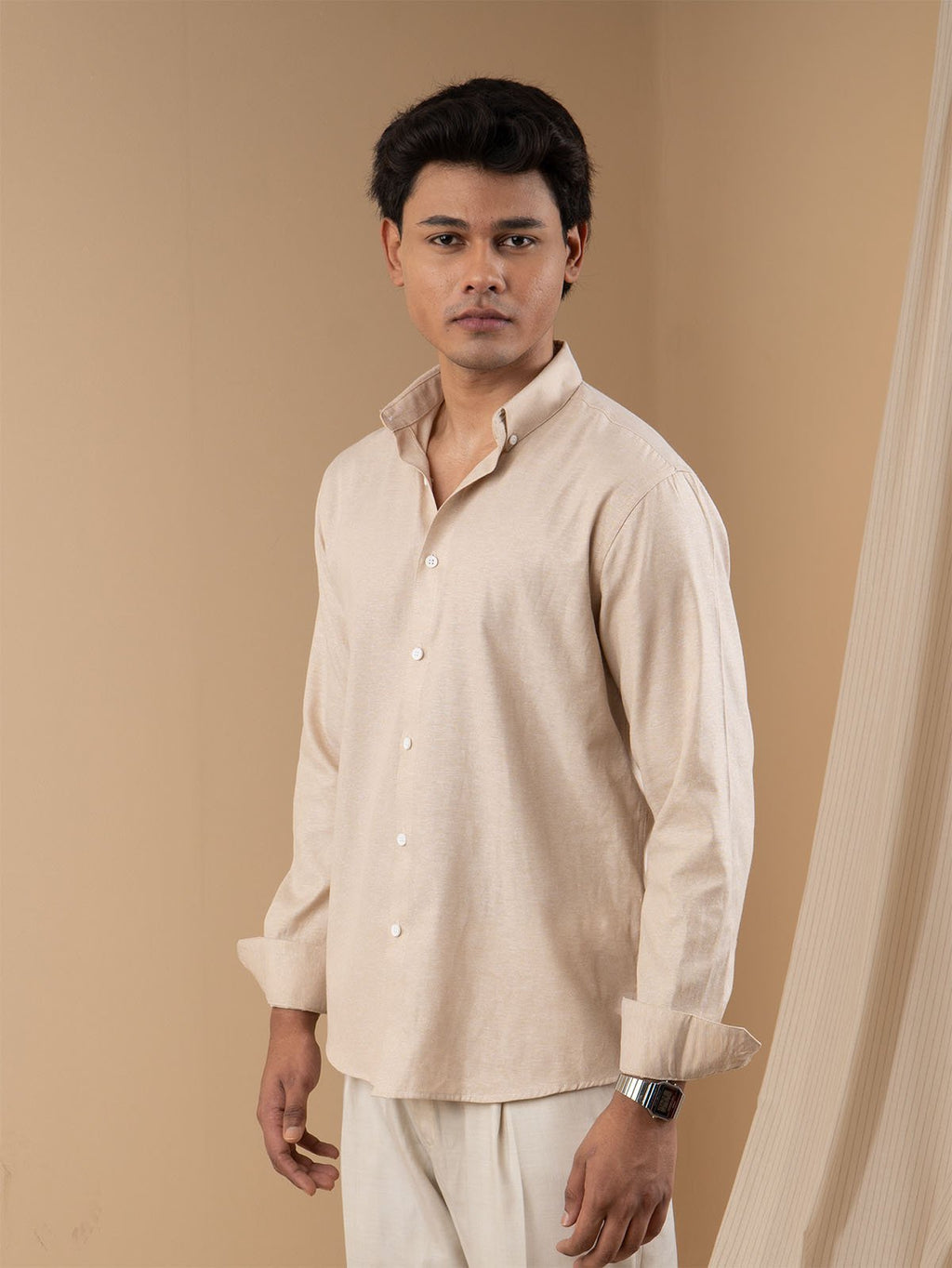 NEXUS Matte Beige Shirt - BazeLine