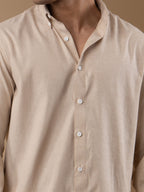 NEXUS Matte Beige Shirt - BazeLine