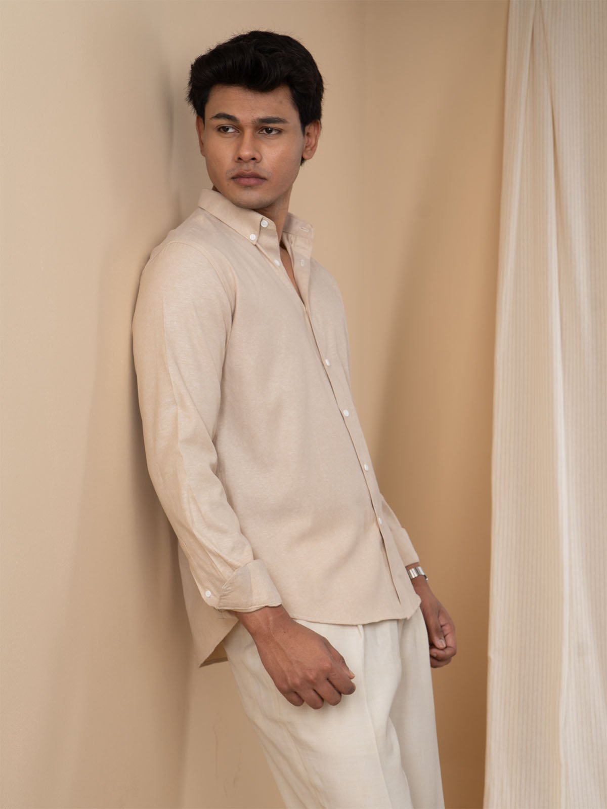 NEXUS Matte Beige Shirt - BazeLine