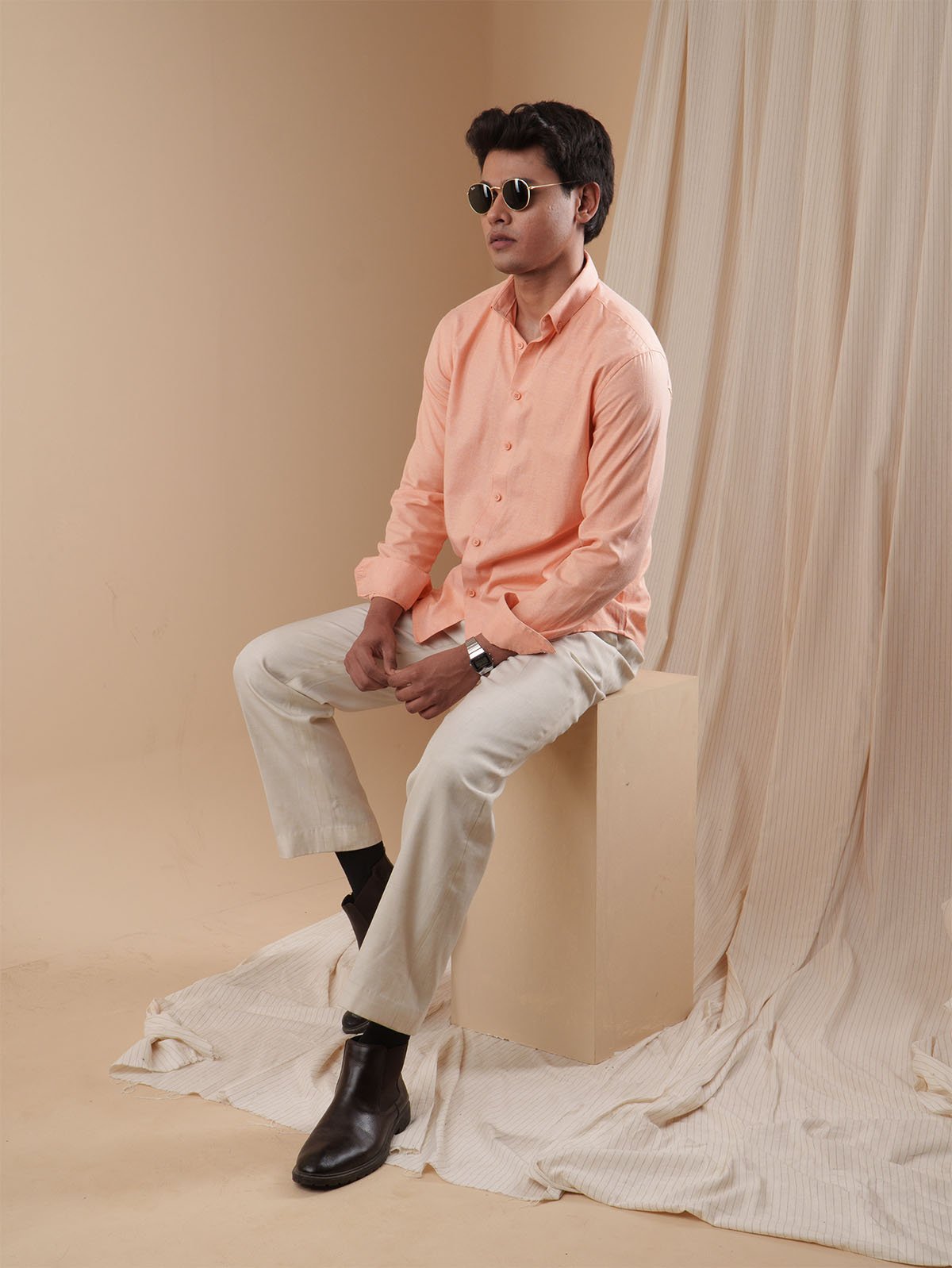 NEXUS Peach Shirt - BazeLine