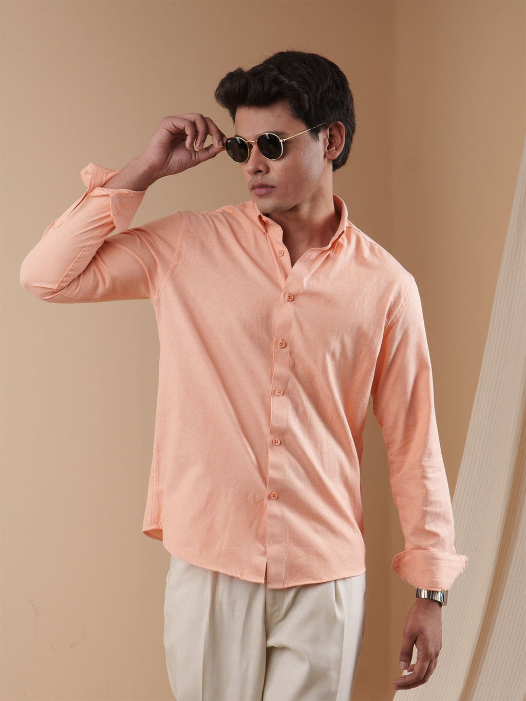 NEXUS Peach Shirt - BazeLine