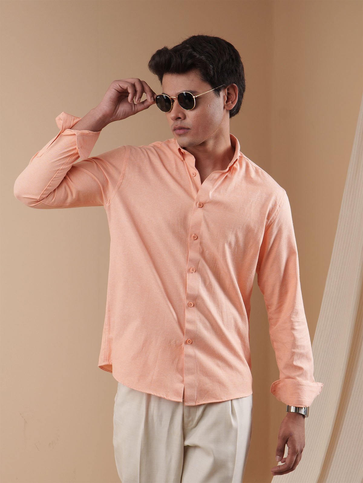 NEXUS Peach Shirt - BazeLine