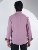 NOVA Dusty Rose Herringbone Shirt - BazeLine