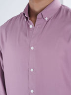 NOVA Dusty Rose Herringbone Shirt - BazeLine