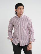 ORIGIN Muted Rose Stripe Shirt - BazeLine