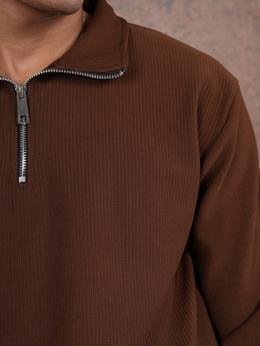 Premium Sweatshirt Brown - BazeLine