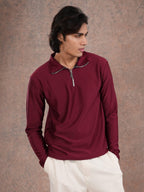 Premium Sweatshirt Burgundy - BazeLine