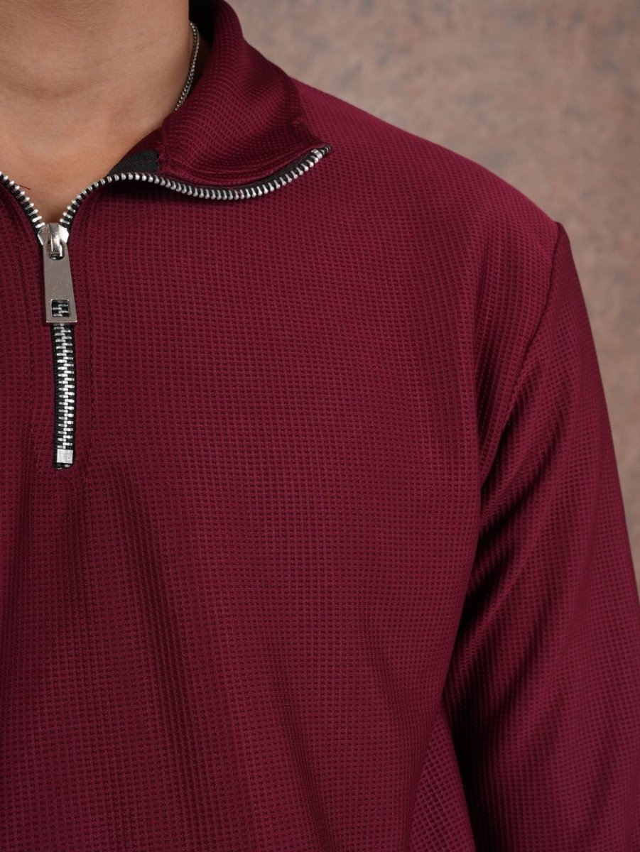 Premium Sweatshirt Burgundy - BazeLine