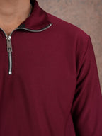 Premium Sweatshirt Burgundy - BazeLine