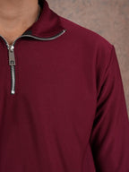 Premium Sweatshirt Burgundy - BazeLine