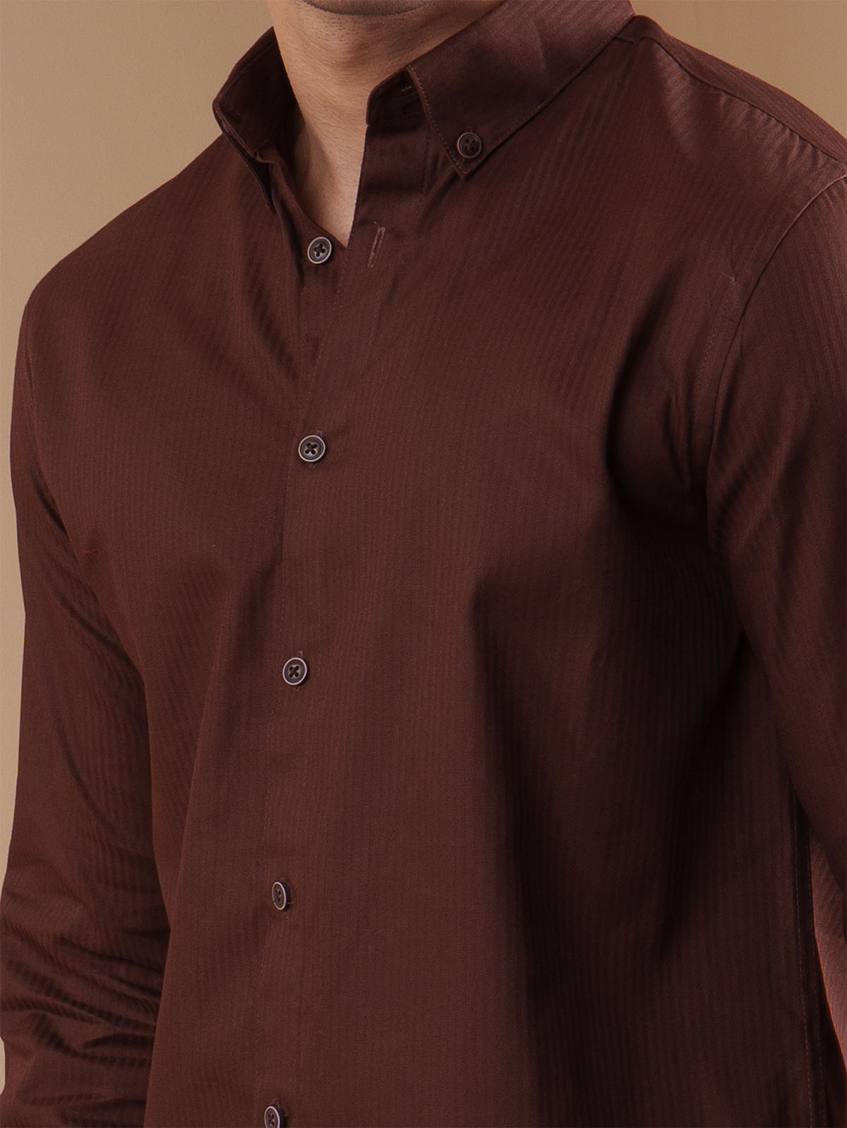 PRESTIGE Espresso Textured Shirt - BazeLine