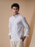 PRESTIGE Sage Stripe Shirt - BazeLine