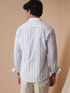 PRESTIGE Sage Stripe Shirt - BazeLine