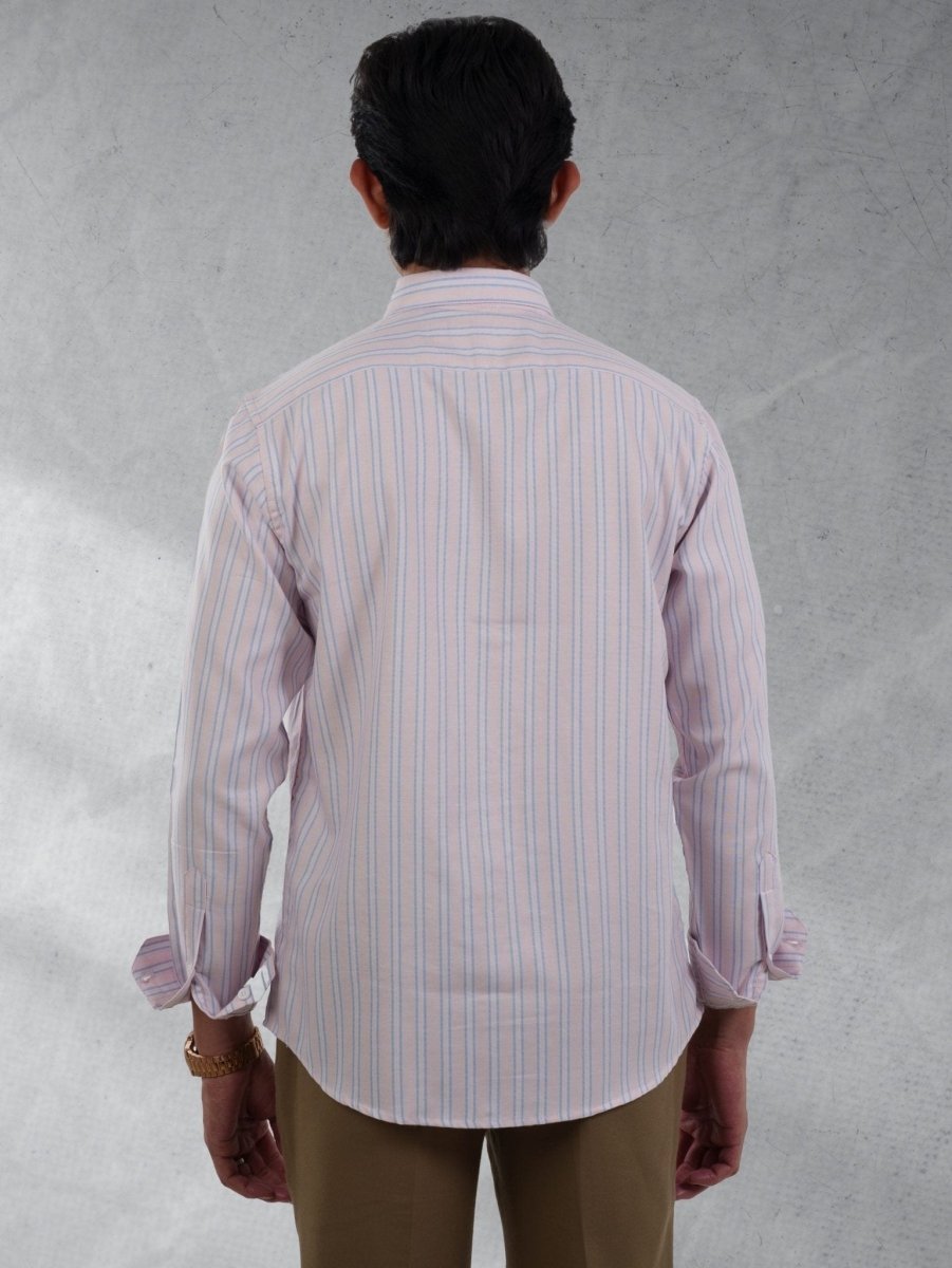 PRIME Blush Pink Stripe Shirt - BazeLine