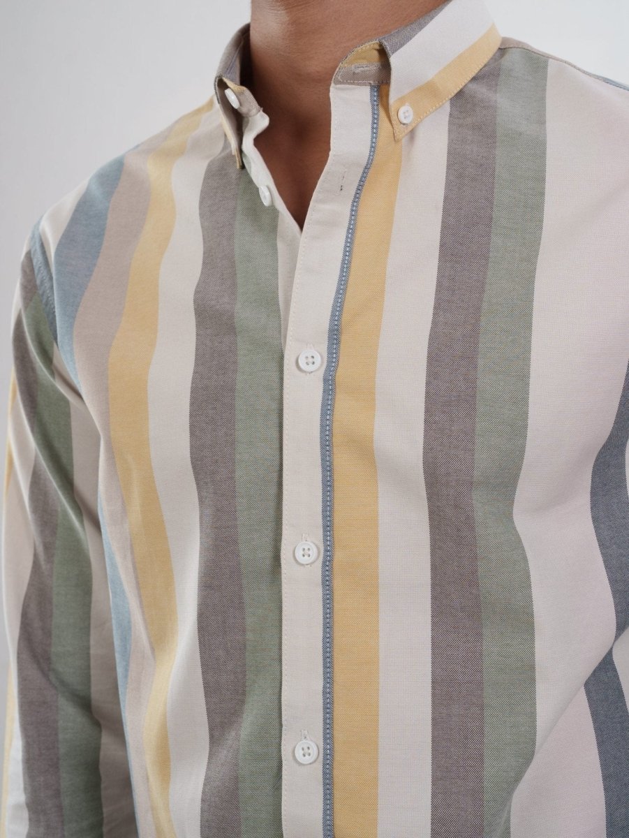 PRIME Multi-Tone Stripe Shirt - BazeLine