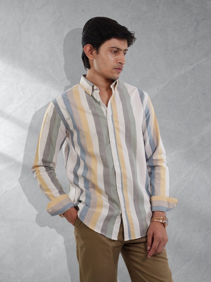 PRIME Multi-Tone Stripe Shirt - BazeLine