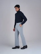 Silver Blue Gurkha Bootcut Pant - BazeLine